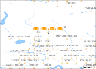 map of Barrio de Rábano