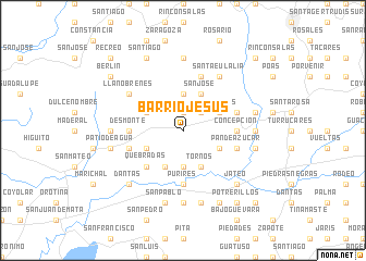 map of Barrio Jesús