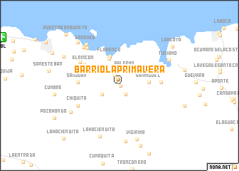 map of Barrio La Primavera