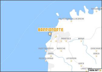 map of Barrio Norte