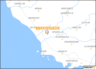 map of Barrio Nuevo