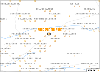 map of Barrionuevo