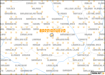 map of Barrio Nuevo