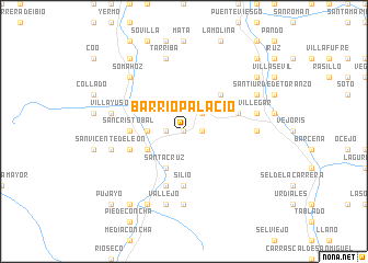 map of Barriopalacio