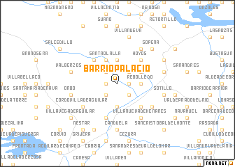 map of Barriopalacio