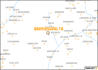 map of Barrio Supalta
