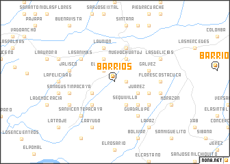 map of Barrios