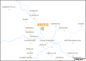 map of Barrio