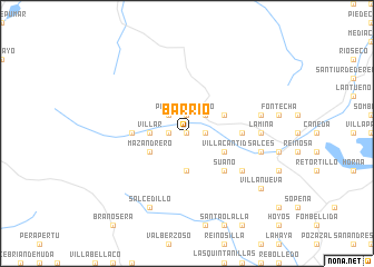 map of Barrio