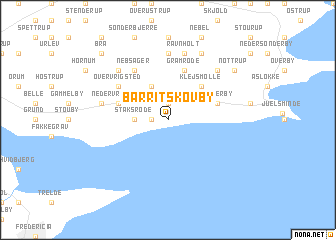 map of Barritskov By