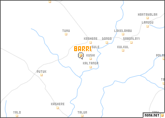 map of Barri