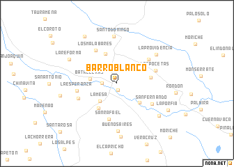 map of Barroblanco
