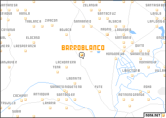 map of Barroblanco