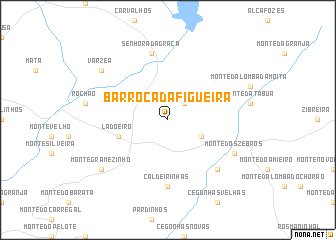 map of Barroca da Figueira