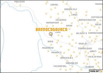 map of Barroca da Vaca