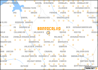 map of Barrocalvo