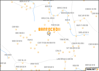 map of Barrocão II