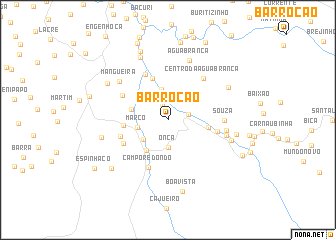 map of Barrocão