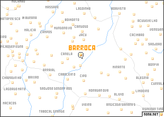 map of Barroca