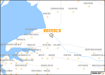 map of Barroca