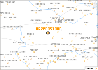 map of Barronstown