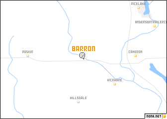 map of Barron