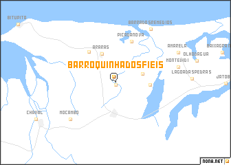 map of Barroquinha dos Fiéis