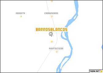 map of Barros Blancos