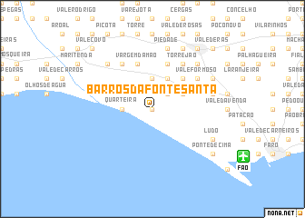 map of Barros da Fonte Santa