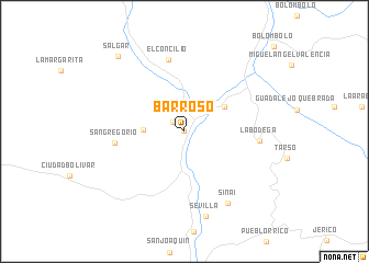 map of Barroso