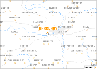 map of Barrowby