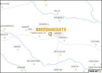 map of Barrow Heights