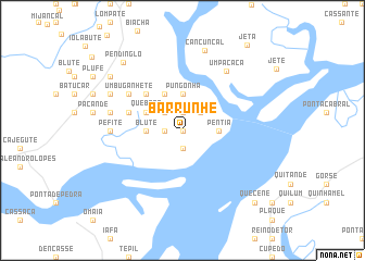 map of Barrunhe