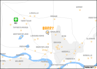 map of Barry