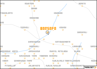 map of Barsafa