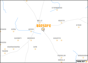 map of Barsafè