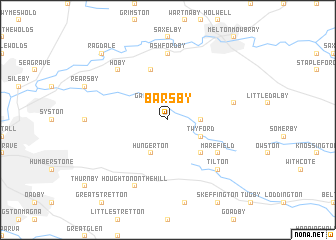 map of Barsby