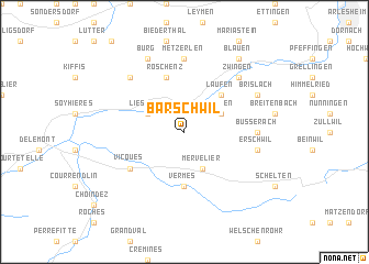 map of Bärschwil