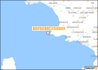 map of Barsebäckshamn