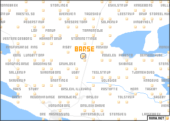 map of Bårse