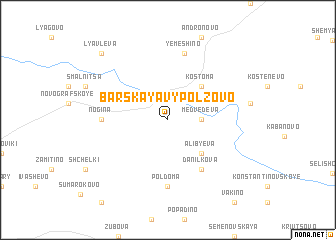 map of Barskaya Vypolzovo