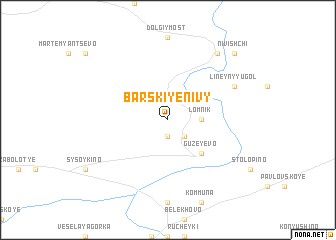 map of Barskiye Nivy