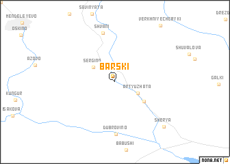 map of Barski