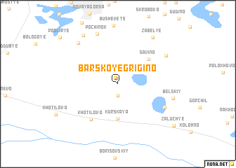 map of Barskoye Grigino