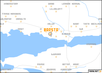 map of Bärsta