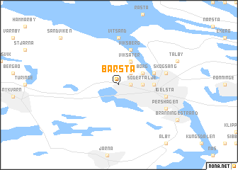 map of Bårsta