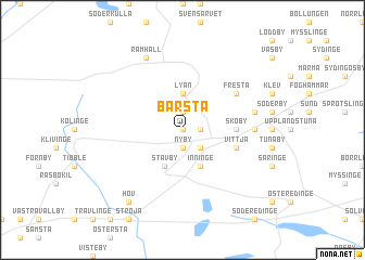 map of Bärsta