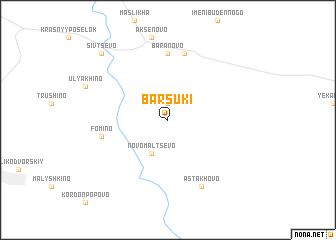 map of Barsuki