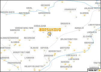 map of Barsukovo