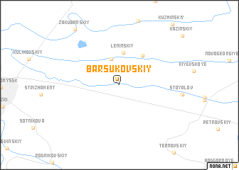 map of Barsukovskiy